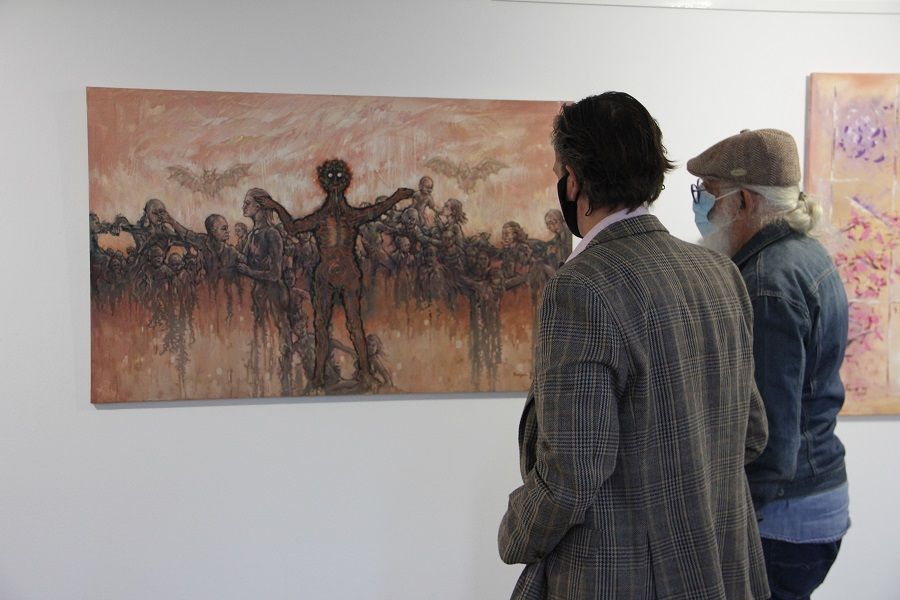 La Diputación de Málaga reúne en una exposición la obra creada por casi medio centenar de artistas malagueños durante el periodo de confinamiento