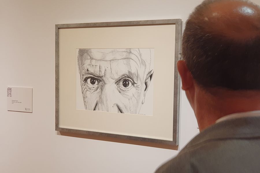 El centro cultural MVA de la Diputación acoge la exposición ‘Taurokathapsia\' del artista y veterinario Luis Alberto Calvo