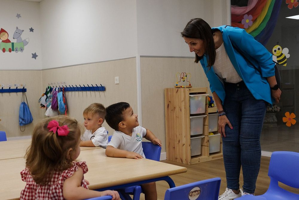 La delegada de Educación en funciones inaugura el curso de Educación Infantil en el CEI San Pablo de Málaga