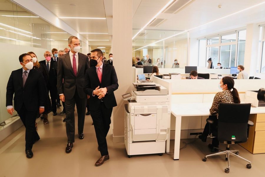 El rey inaugura la nueva sede del Ministerio de Asuntos Exteriores