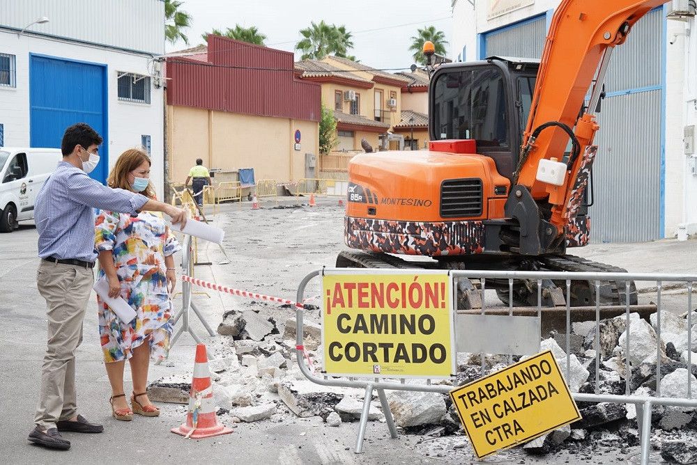La Diputación asegura que ha invertido 1,5 millones de euros en Coín en los dos últimos años