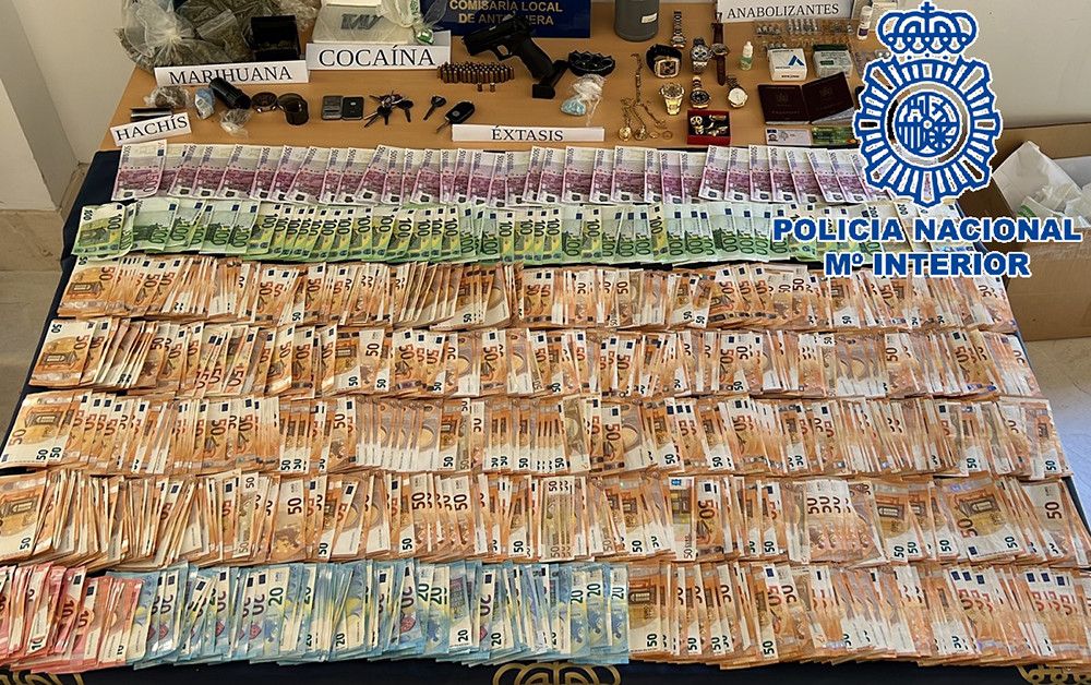 Desmantelado en Antequera un grupo criminal dedicado a la venta de droga