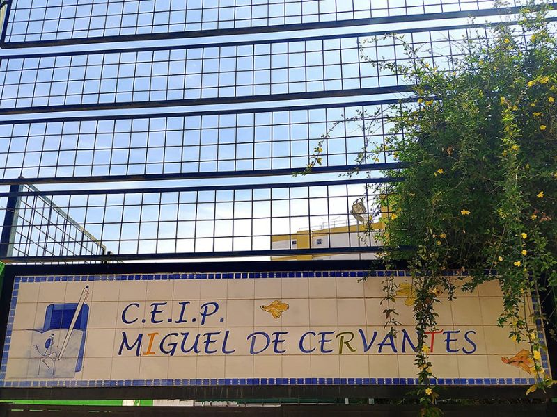 Educación invierte más de 200.000 euros en la eliminación de barreras del CEIP Miguel de Cervantes de Marbella