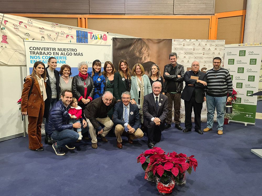 Inauguración del rastrillo solidario de Nuevo Futuro en Málaga