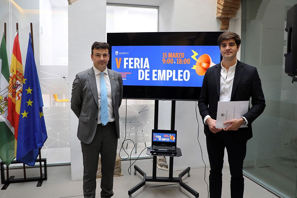La quinta edición de la Feria de Empleo de Marbella se celebrará el 15 de marzo en el Palacio de Congresos con 140 estands, 120 empresas y 20 instituciones