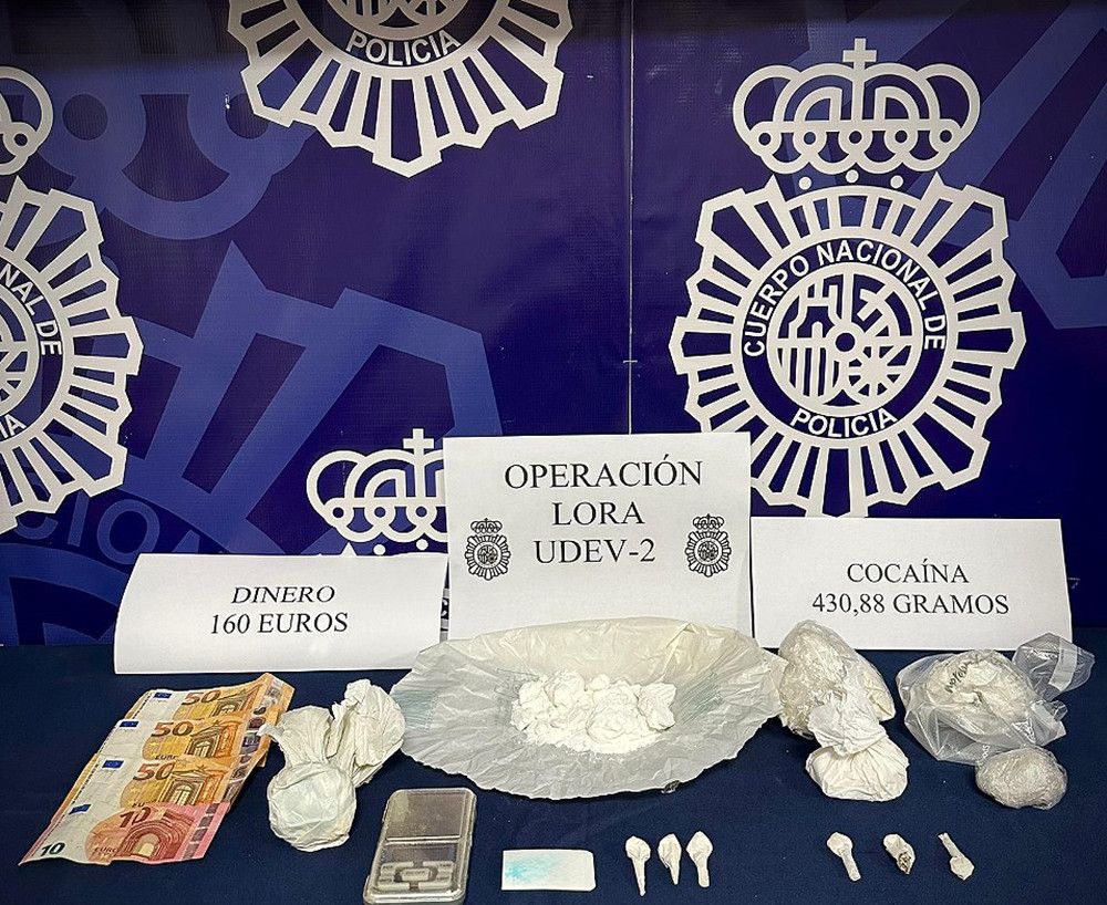 La Policía Nacional erradica en Mijas un punto de venta al menudeo de sustancias estupefacientes