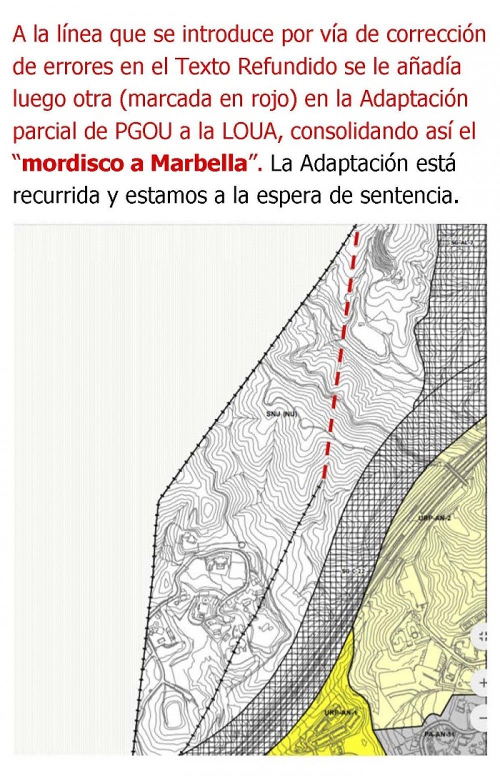 El Movimiento Ciudadano contra el deslinde, satisfecho por la sentencia del pasado 20 de octubre que vuelve a darle la razón