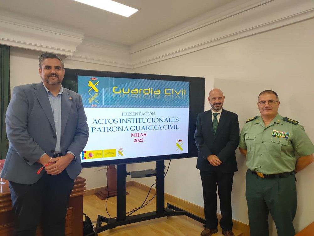La Comandancia de la Guardia Civil de Málaga celebrará la festividad de su Patrona, la Stma. Virgen del Pilar, en la localidad de Mijas