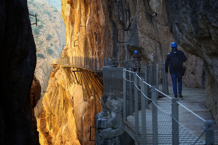 El Caminito del Rey recupera mañana su recorrido habitual tras repararse los daños por los desprendimientos