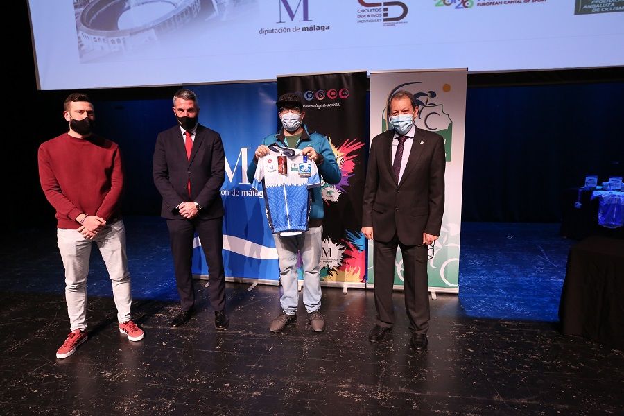 La Diputación de Málaga premia a los ciclistas de la provincia más destacados durante la temporada 2020