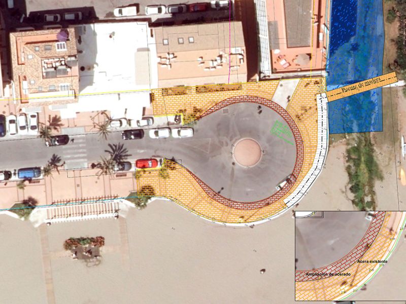 La Diputación financia con 114.000 euros una pasarela para unir la Senda Litoral entre Fuengirola y Benalmádena