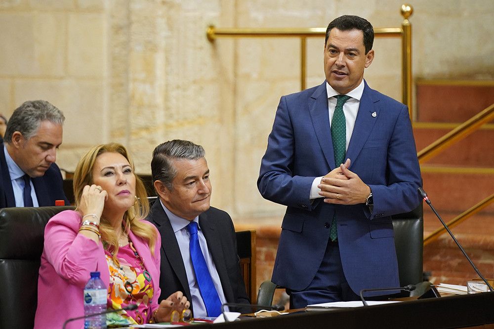 El presidente andaluz critica el "trato injusto" que recibe la autonomía en los Presupuestos Generales de 2023