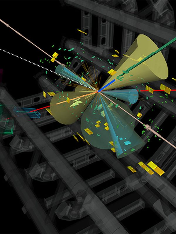 Los detectores Atlas y CMS del LHC observan un raro proceso con cuatro quarks top, las partículas más masivas conocidas