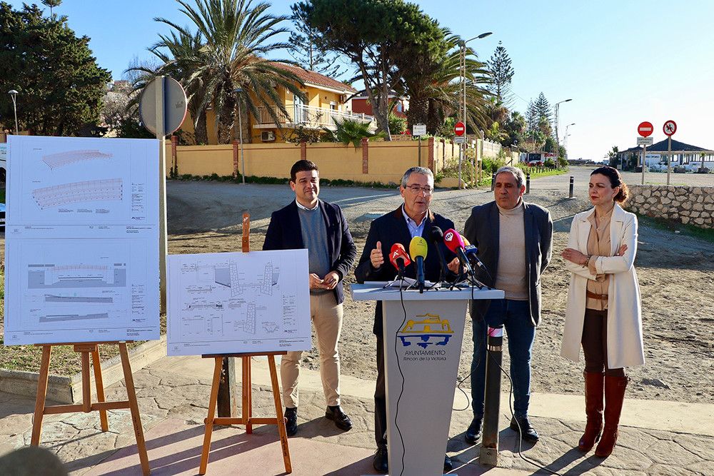 La Diputación invertirá 871.000 euros en una nueva pasarela de la Senda Litoral sobre el arroyo Granadillas en Rincón de la Victoria