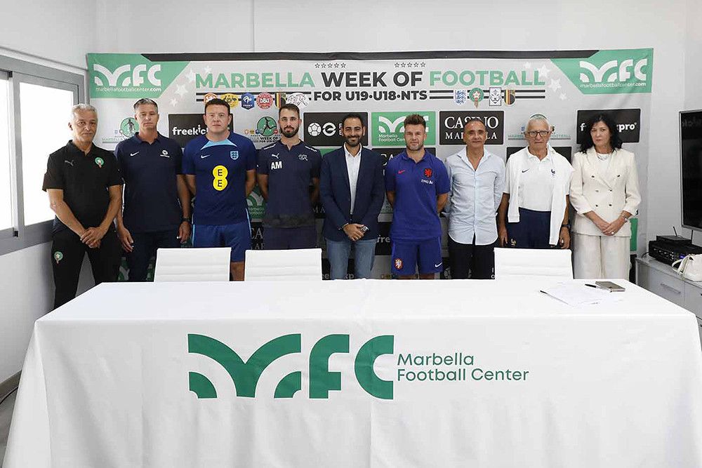 Una decena de selecciones sub18 y sub19 de los cinco continentes competirán en el torneo Marbella Week of Football’