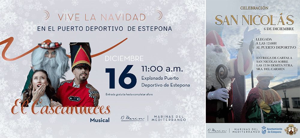 El Puerto Deportivo de Estepona prepara unas navidades llenas de actividades para todos los públicos
