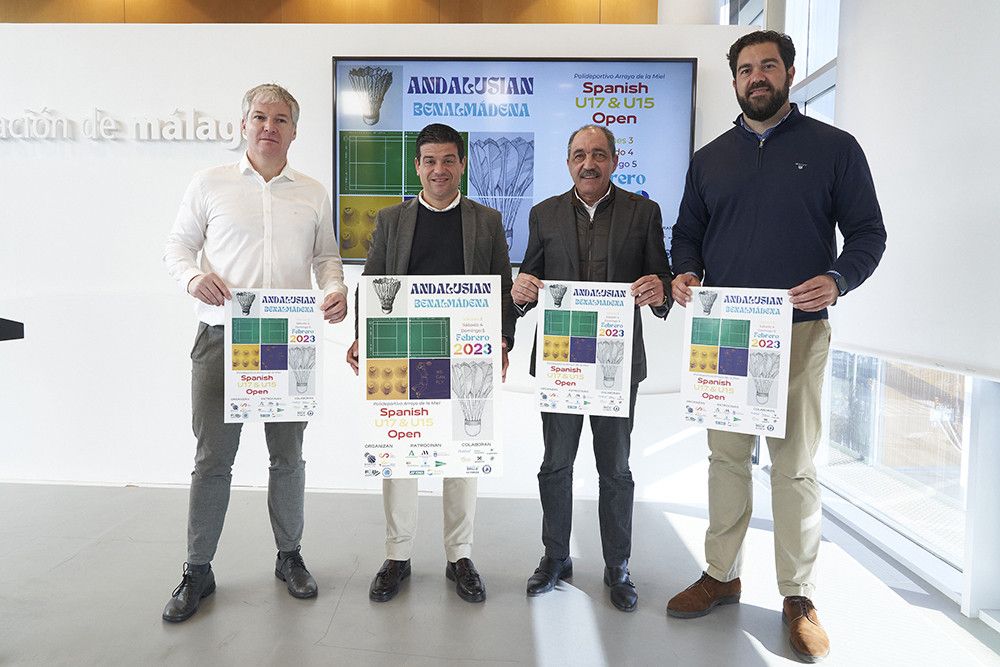 Cerca de 300 deportistas procedentes de 17 países participarán en el Andalusian Spanish Open de bádminton con el impulso de la Diputación