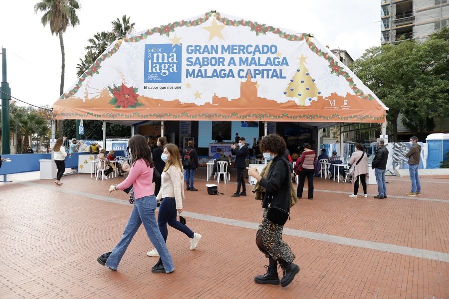 El Gran Mercado Sabor a Málaga muestra durante cinco días los mejores productos agroalimentarios de la provincia