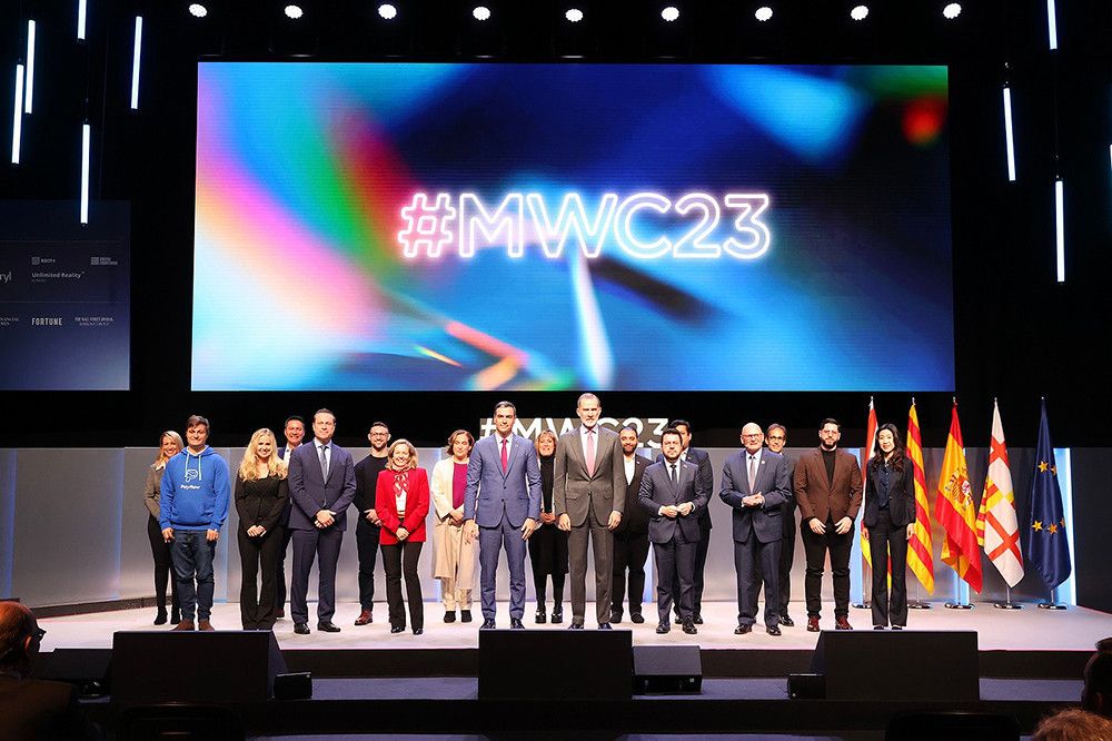 El rey vuelve a aguantar los desaires de Aragonès y Colau en la inauguración del Mobile World Congress de Barcelona