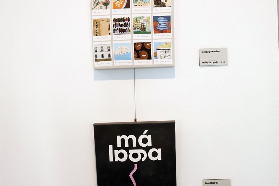 La Diputación acoge una muestra de las obras finalistas del concurso ‘Málaga tiene tela’ para imprimir la mejor imagen de Málaga en una bolsa de algodón