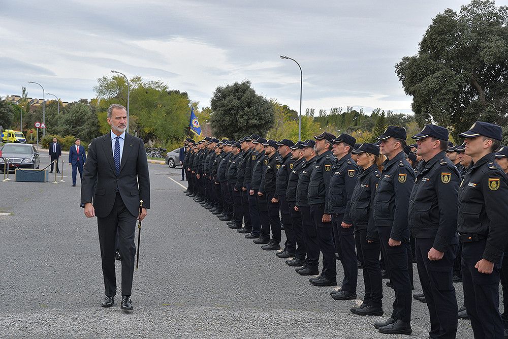 El rey inaugura el primer curso académico del Centro Universitario de la Policía Nacional