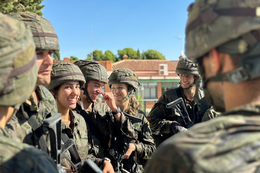 La Casa Real hace públicas imágenes de la instrucción militar de la princesa de Asturias