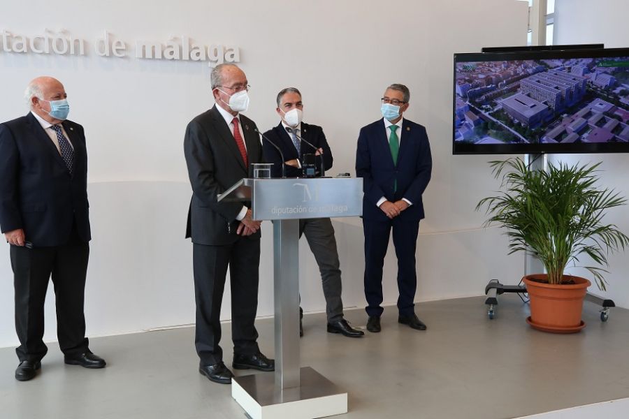 Cesión formal de los terrenos del Hospital Civil y sus edificaciones a la Junta para construir el tercer hospital de Málaga