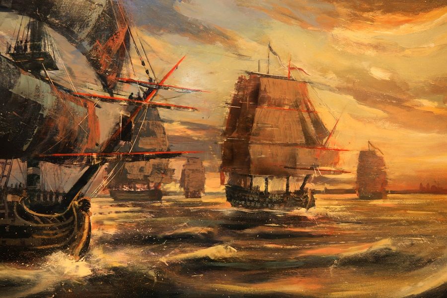 El MAD de Antequera acoge la exposición de Daniel Parra sobre la batalla de Trafalgar inspirada en el libro de Pérez Galdós