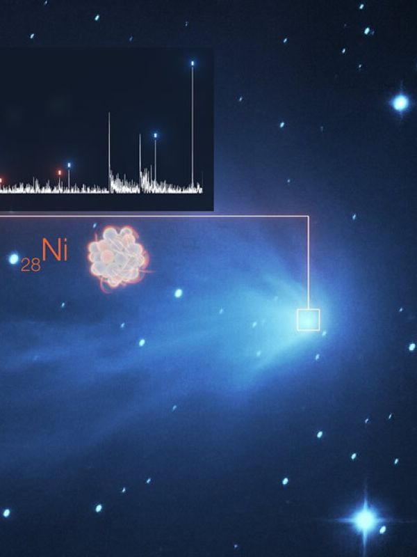 Detectados vapores de metales pesados en cometas del Sistema Solar y más allá