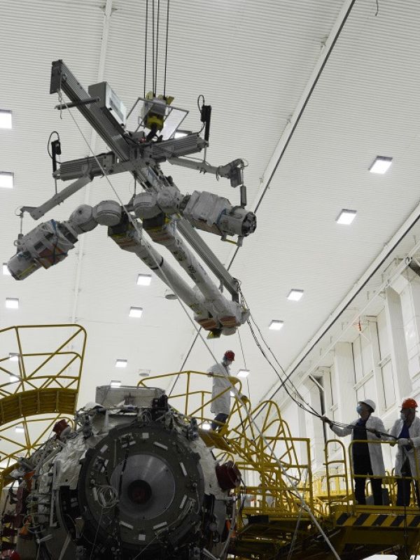 Lanzado con éxito un nuevo brazo robótico para la Estación Espacial Internacional
