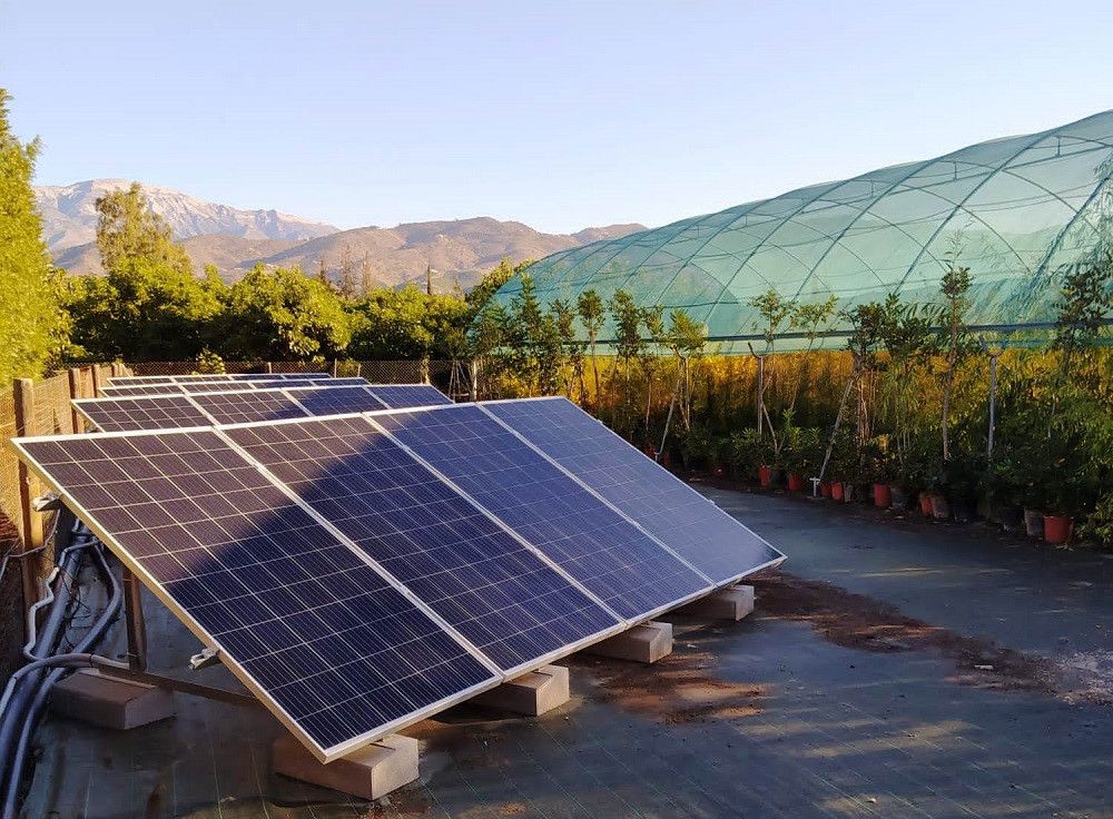 El Vivero Provincial de la Diputación de Málaga sustituye el generador de gasoil por paneles solares