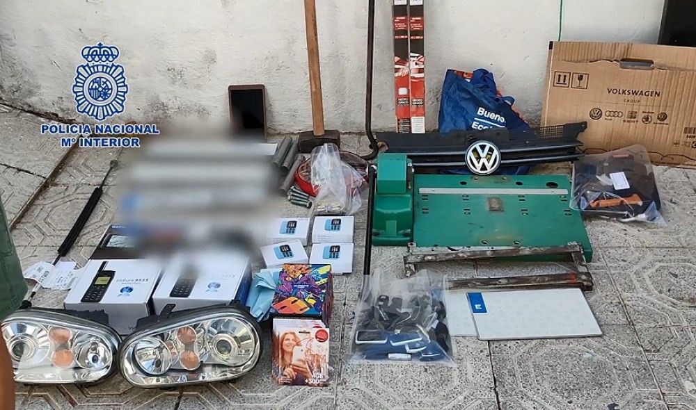 La Policía Nacional desarticula una organización itinerante dedicada al robo de vehículos que operaba en el sur de España