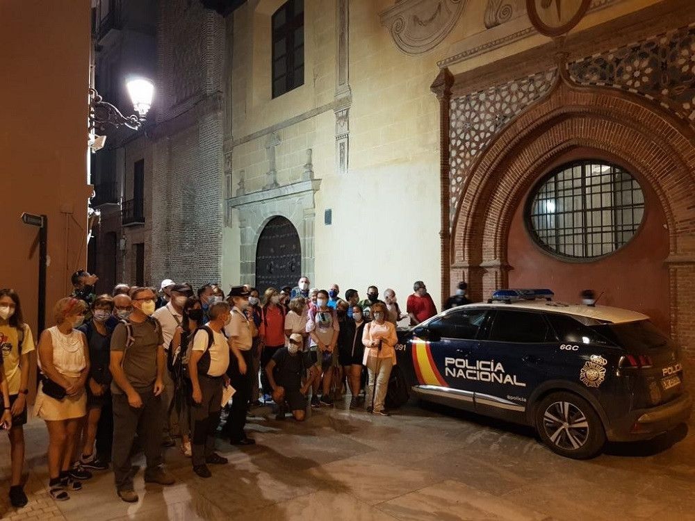 La Policía Nacional vela por un Camino Mozárabe  seguro en su recorrido por la provincia de Málaga