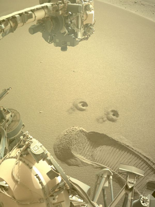 El rover Perseverance recoge dos muestras de regolito en Marte