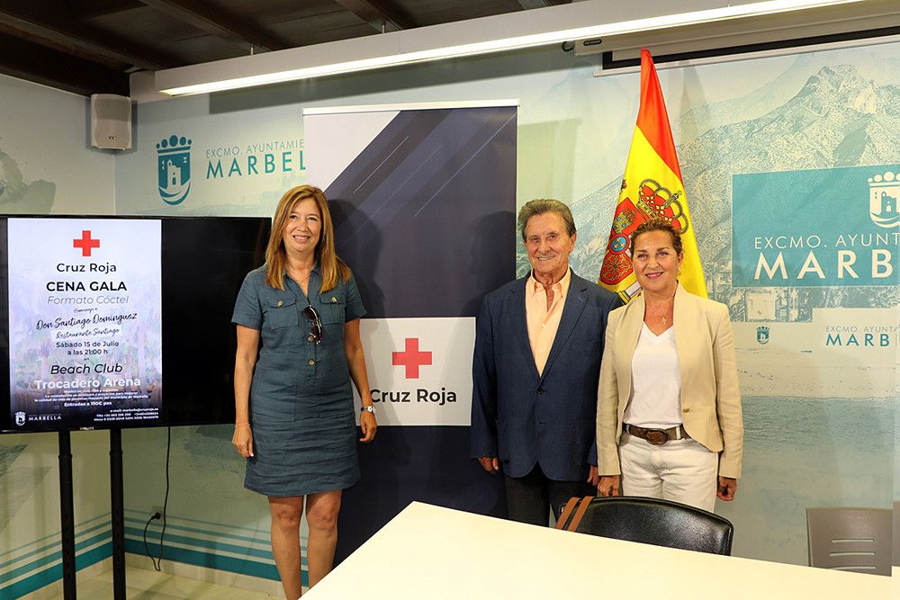 La Cena de Gala de Cruz Roja Marbella se celebrará el 15 de julio después de 20 años sin celebrarse