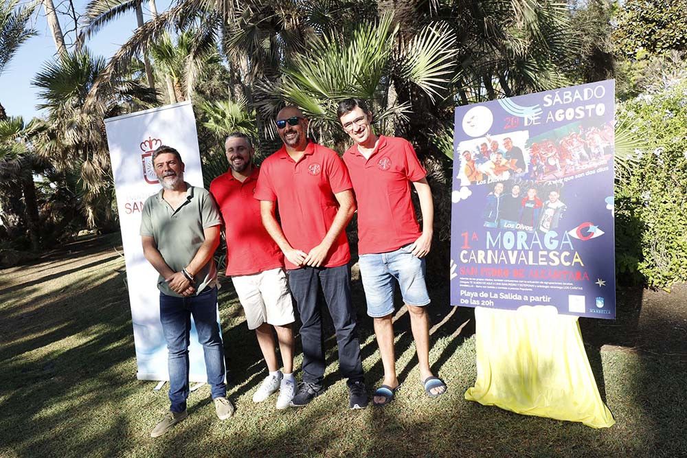 La Playa de La Salida albergará la 1ª Moraga Carnavalesca de San Pedro Alcántara este sábado 20 de agosto con la participación de cinco agrupaciones, tres procedentes de Cádiz y dos locales