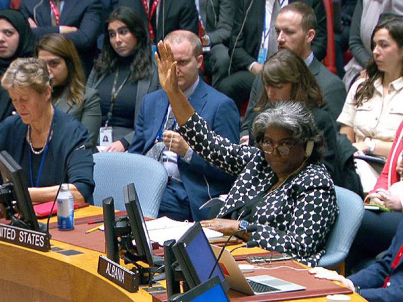 Estados Unidos impide en la ONU la aprobación de una resolución para revocar la orden de evacuación de Gaza