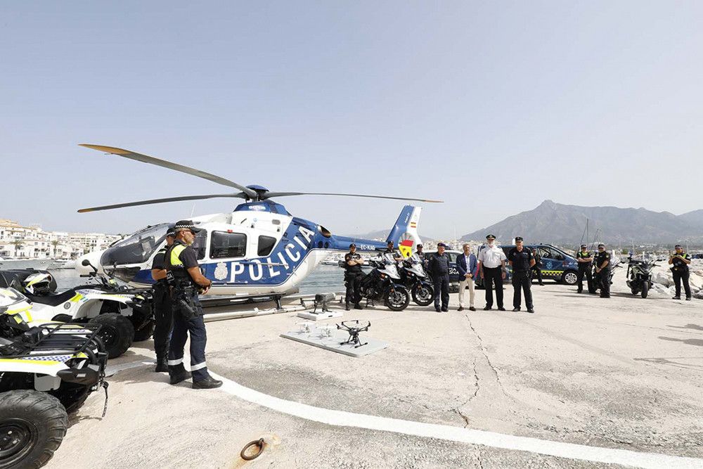 Marbella pone en marcha un dispositivo especial de seguridad de verano con refuerzo de efectivos y medios técnicos como el centenar de cámaras de videovigilancia o las unidades de drones