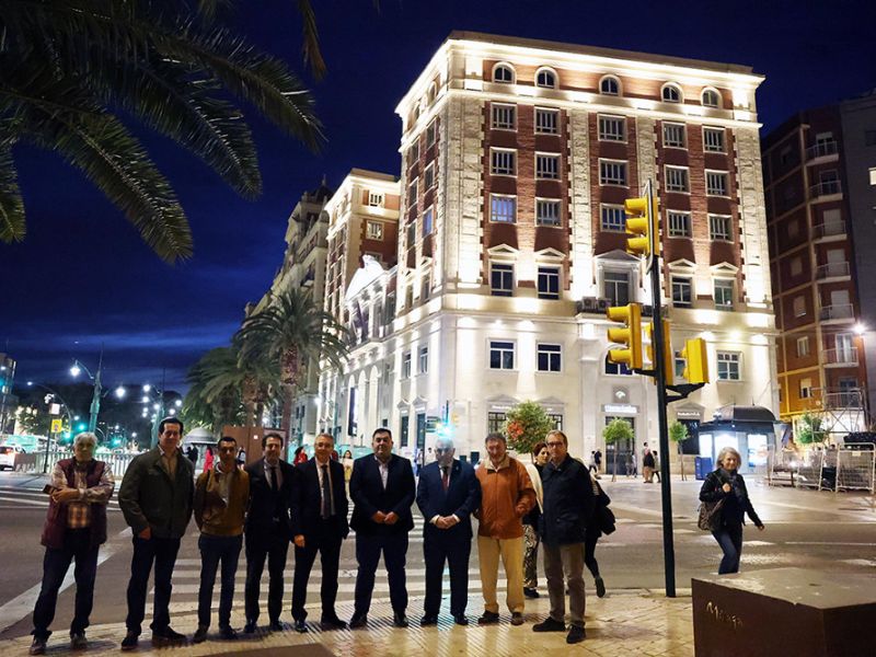 La Diputación ultima la rehabilitación parcial de su antigua sede en la plaza de la Marina de Málaga