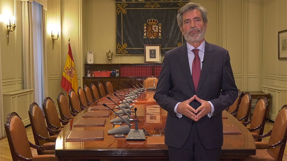El presidente del TS y del CGPJ formalizará hoy lunes su renuncia al cargo