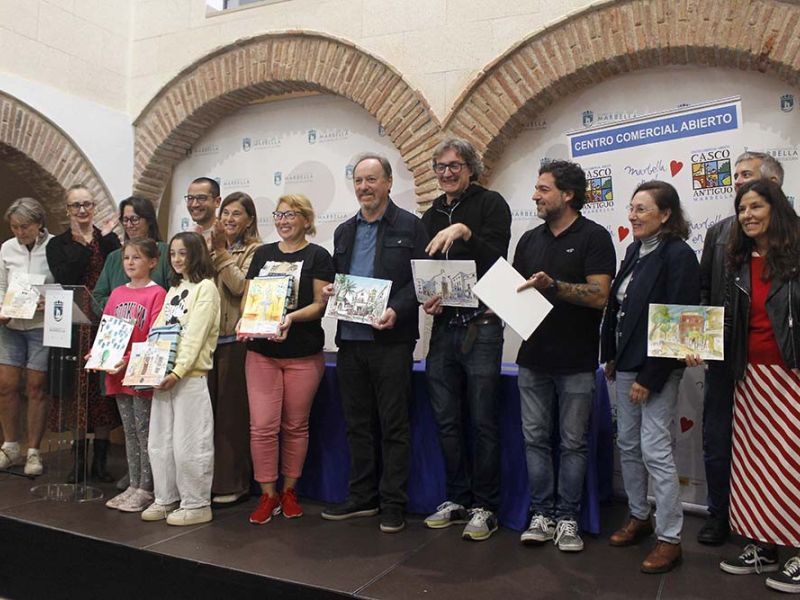 Medio centenar de "urban sketchers" han participado en el concurso de dibujo organizado por ACOPROCAMAR