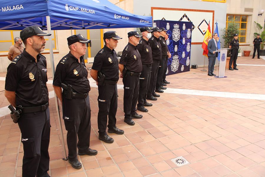 Son 152 los agentes en prácticas que se han incorporado hoy a la Policía Nacional en la provincia de Málaga