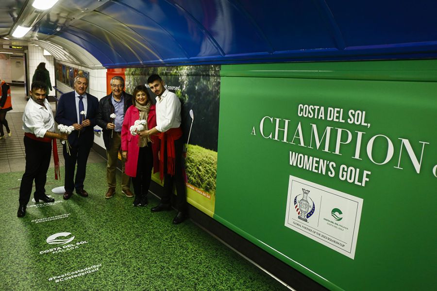 Costa del Sol desarrolla en la estación Oxford Circus de Londres una campaña de promoción sensorial que tendrá un impacto en seis millones de personas en el plazo de un mes