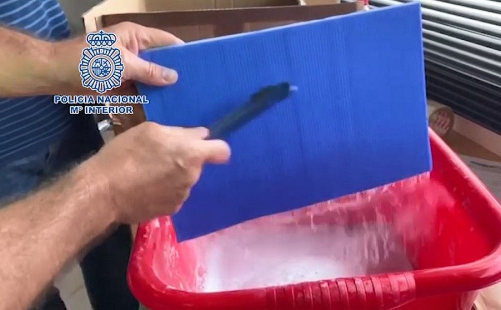 Desarticulada en Benalmádena una organización de narcotraficantes chinos e intervenidos siete kilogramos de ketamina ocultos en cuadros