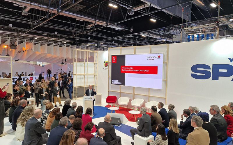 Los ministros de Turismo y de Cultura presentan el Año Picasso en el estand de Turespaña en FITUR