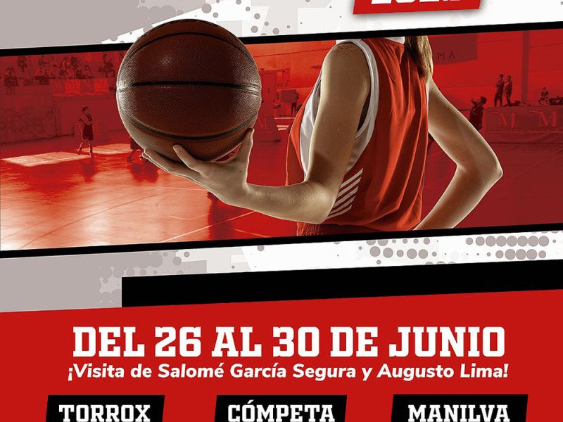 El próximo lunes 26 de junio arranca el Campus Provincial de Baloncesto de la Diputación de Málaga