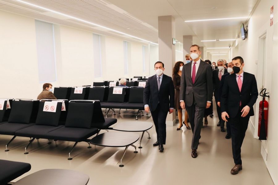 El rey inaugura la nueva sede del Ministerio de Asuntos Exteriores