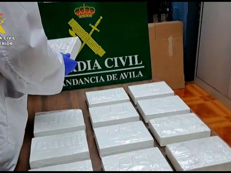 La Guardia Civil incauta 12 kilos de cocaína de los que alguno poseía el sello de autenticidad del Cartel de Jalisco de Nuevo México