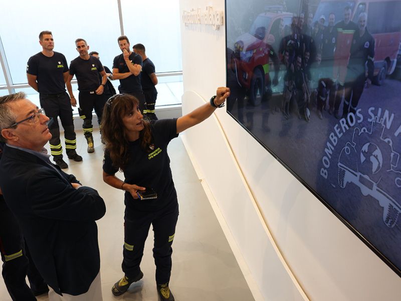 Regresan los bomberos del Consorcio Provincial que han estado ayudando en los rescates en Marruecos