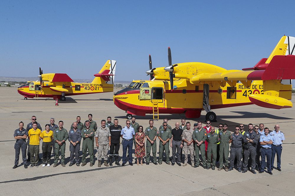 La Fuerza Aérea asegura que esta campaña contra incendios está siendo mucho menos grave que la de 2022